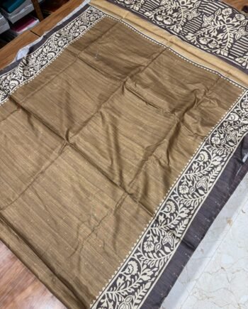 Allover Butta Printed Tussar Saree - Offer Price - 13