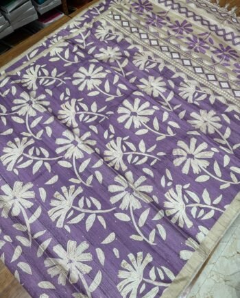 Allover Butta Printed Tussar Saree - Offer Price - 10