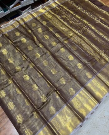 Semi Silk Saree with Allover Jacquard - Offer Prices - 7