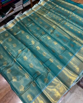 Semi Silk Saree with Allover Jacquard - Offer Prices - 6