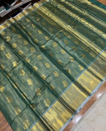 Semi Silk Saree with Allover Jacquard - Offer Prices - 3