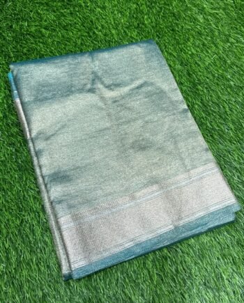 Clearance Sale in Banarasi Tissue Crush Saree - 1