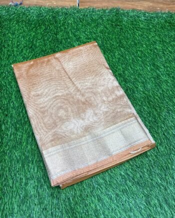 Clearance Sale in Banarasi Tissue Crush Saree - 3