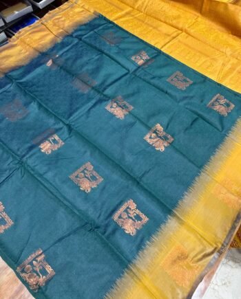 Clearance Sale - Korvai Semi Silk Saree -1