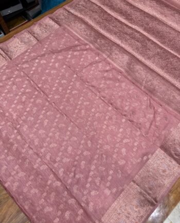 Bamboo Semi Silk Saree - Diwali Arrivals - 8