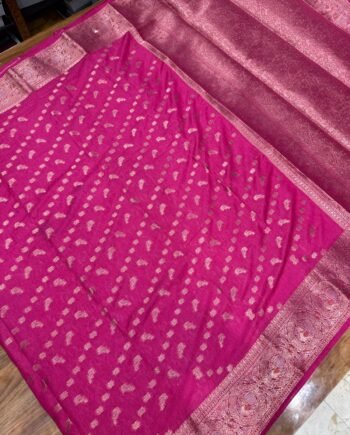 Bamboo Semi Silk Saree - Diwali Arrivals - 4