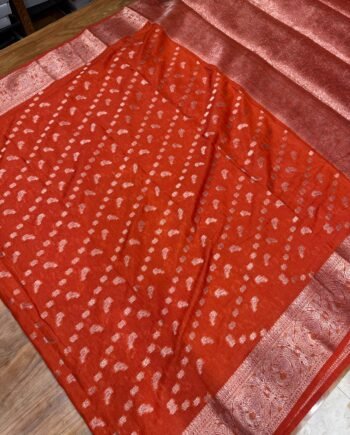 Bamboo Semi Silk Saree - Diwali Arrivals - 5