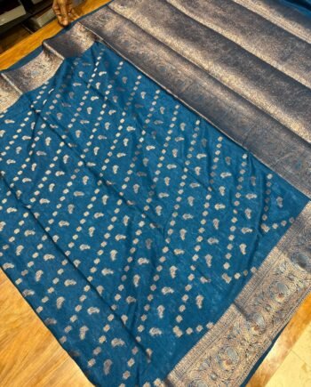 Bamboo Semi Silk Saree - Diwali Arrivals - 1