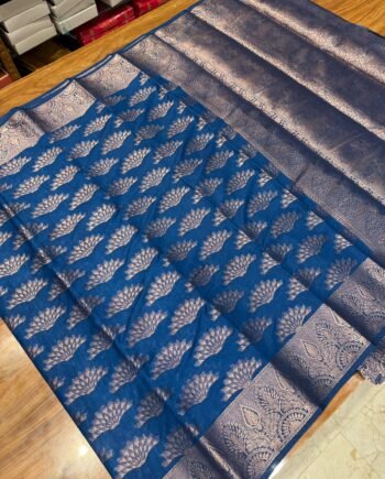 Bamboo Semi Silk Saree - Diwali Arrivals - 5