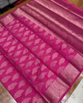 Bamboo Semi Silk Saree - Diwali Arrivals - 4