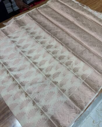 Bamboo Semi Silk Saree - Diwali Arrivals - 6