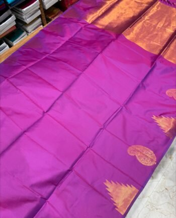 Celebrity Inspired Semi Soft Silk Saree - 4