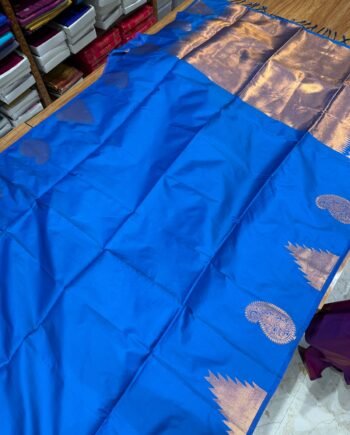 Celebrity Inspired Semi Soft Silk Saree - 5