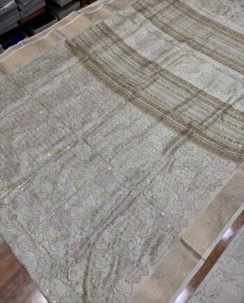 Allover Sequence Work in Georgette Saree - 3