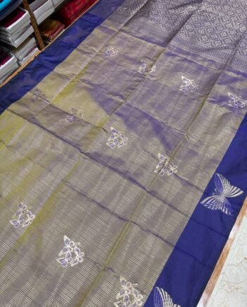 Vairaoosi Butterfly Semi Soft Silk Saree - Diwali Arrivals - 5