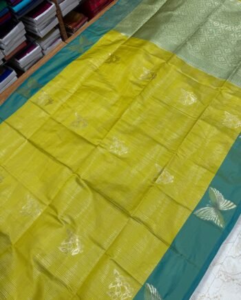 Vairaoosi Butterfly Semi Soft Silk Saree - Diwali Arrivals - 4