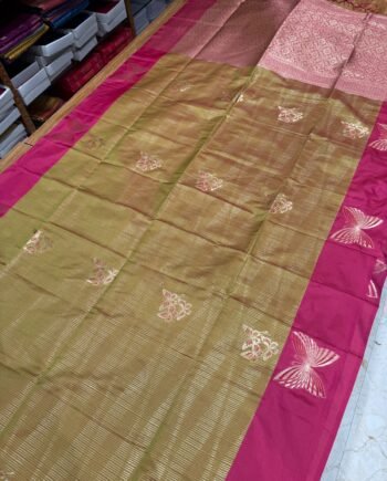 Vairaoosi Butterfly Semi Soft Silk Saree - Diwali Arrivals - 7