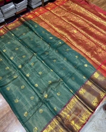 Vairaoosi Semi Soft Silk Saree with Zari Checks Border - Offer Price - 4