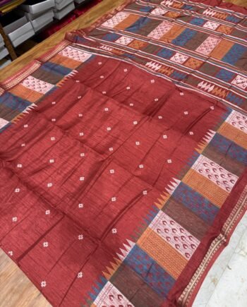 Binny Semi Silk Saree - Multicolour Tower Border - 2