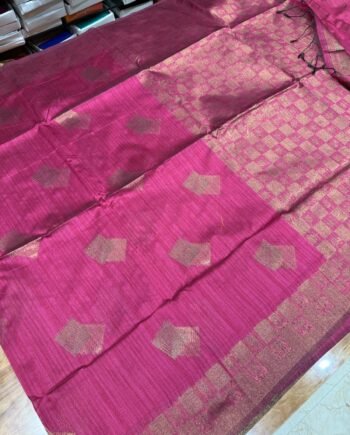 Geometric Budget Raw Semi Silk Saree - 2