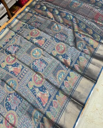 Pashmina Inspired Binny Semi Silk Saree - 1