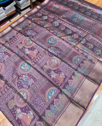Pashmina Inspired Binny Semi Silk Saree - 2