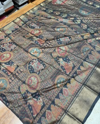 Pashmina Inspired Binny Semi Silk Saree - 5