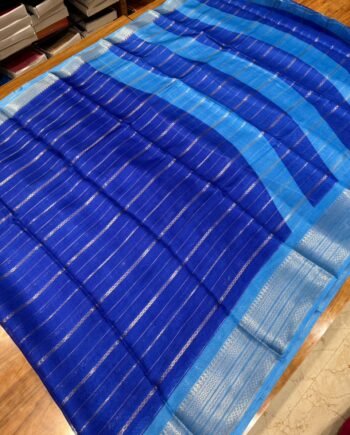 Dola Semi Silk Saree - Allover Zari Weaving - 7