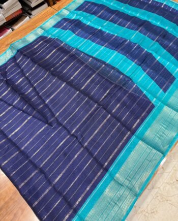 Dola Semi Silk Saree - Allover Zari Weaving - 4