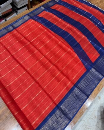 Dola Semi Silk Saree - Allover Zari Weaving - 1