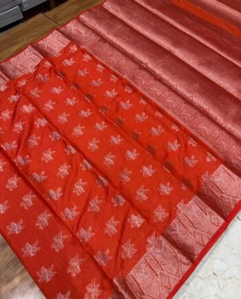 Bamboo Semi Silk Saree - Diwali Arrivals  - 8
