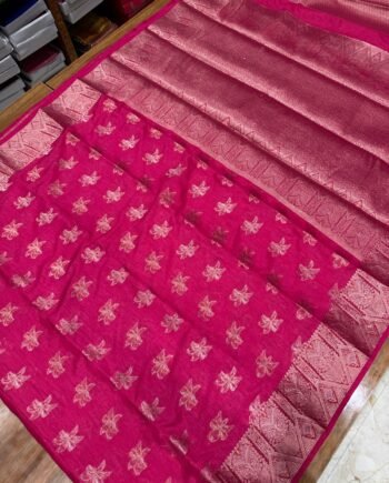 Bamboo Semi Silk Saree - Diwali Arrivals  - 7