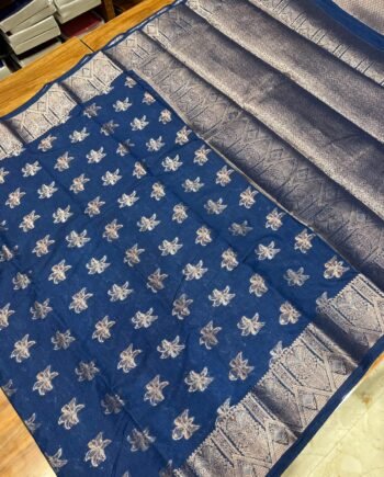 Bamboo Semi Silk Saree - Diwali Arrivals  - 5