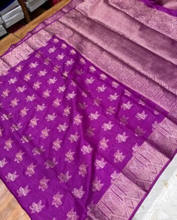 Bamboo Semi Silk Saree - Diwali Arrivals  - 3