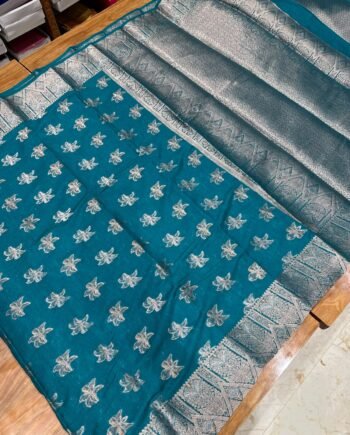 Bamboo Semi Silk Saree - Diwali Arrivals  - 4