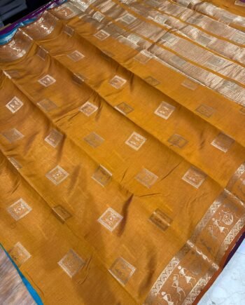 Tussar Semi Silk Saree - Warli Design - 7