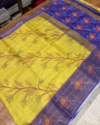 Pochampally Dupion Saree - 14