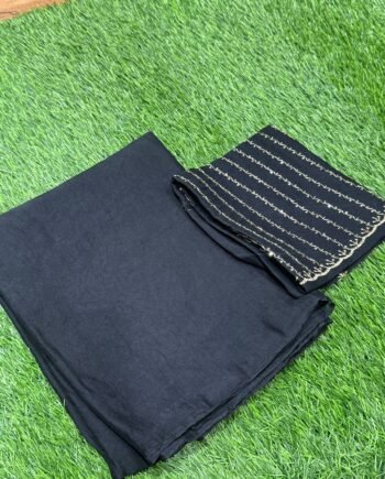 Rangoli Crush Saree with Aari Sequence Blouse - 10