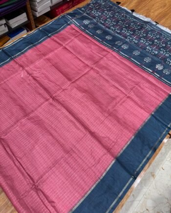 Needle Silk Saree - Ikkat Pallu with Allover Weaving