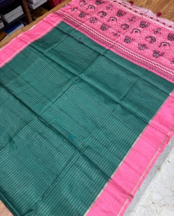 Needle Silk Saree - Patola Pallu with Allover Weaving