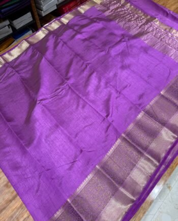 Tussar Semi Silk Saree - Paisley Design - 11