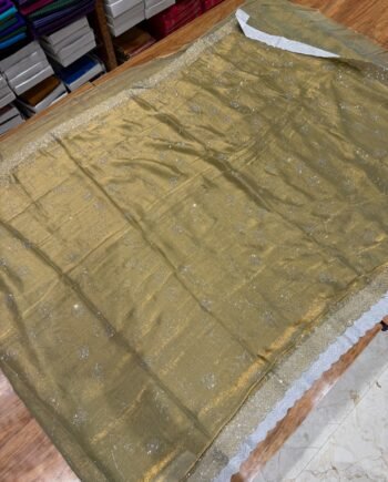 Space Silk Saree with Kodi work - 7