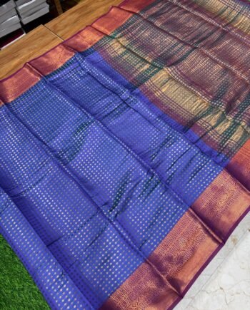 Semi Silk Saree - Small Butta - 8