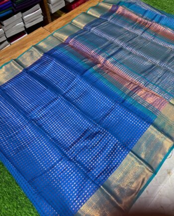 Semi Silk Saree - Small Butta - 6