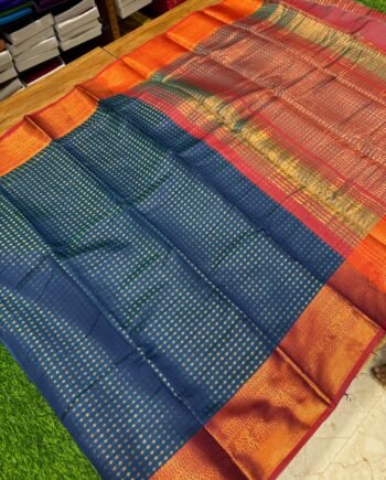 Semi Silk Saree - Small Butta - 1