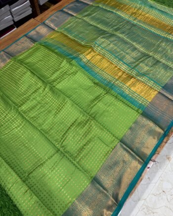 Semi Silk Saree - Small Butta - 2