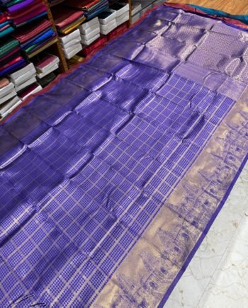 Kovil Inspired Semi Silk Saree - 6