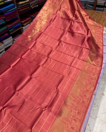 Kovil Inspired Semi Silk Saree - 2