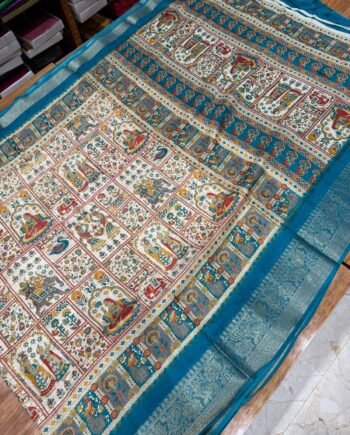 Pashmina Inspired Georgette Saree - 4