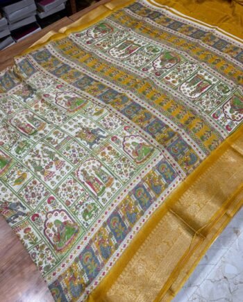 Pashmina Inspired Georgette Saree - 3